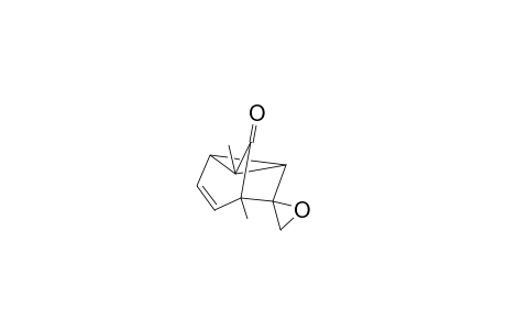 spiro[oxirane-,2,6'-1',5'-trimethyltricyclo[3.2.1.0(2,7)]oct-3'en-8'-one]