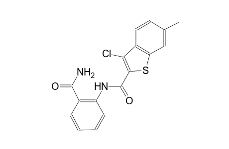 N-[2-(aminocarbonyl)phenyl]-3-chloro-6-methyl-1-benzothiophene-2-carboxamide