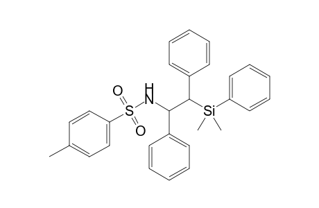 (1RS,2RS)-2-Dimethyl(phenyl)silyl-1,2-diphenyl-N-(p-tolylsulfonyl)ethylamine