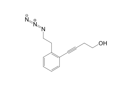4-[2-(2-Azidoethyl)phenyl]but-3-yn-1-ol