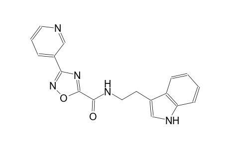 1,2,4-oxadiazole-5-carboxamide, N-[2-(1H-indol-3-yl)ethyl]-3-(3-pyridinyl)-