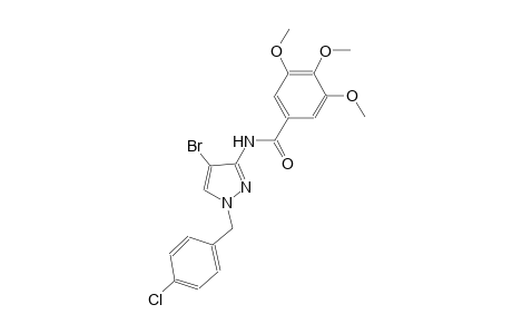 N-[4-bromo-1-(4-chlorobenzyl)-1H-pyrazol-3-yl]-3,4,5-trimethoxybenzamide