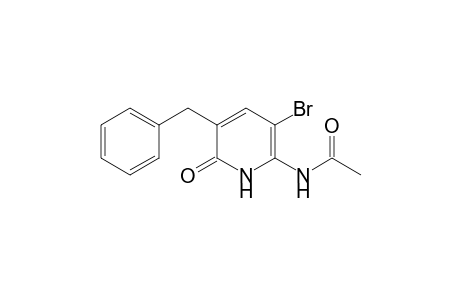 Acetamide, N-[3-bromo-1,6-dihydro-6-oxo-5-(phenylmethyl)-2-pyridinyl]-