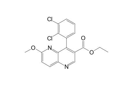 Ethyl 4-(2,3-Dichlorophenyl)-6-methoxy-1,5-naphthyridine-3-carboxylate