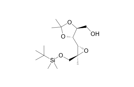 [(4S,5R)-5-[(2S,3S)-3-[[tert-butyl(dimethyl)silyl]oxymethyl]-3-methyl-2-oxiranyl]-2,2-dimethyl-1,3-dioxolan-4-yl]methanol