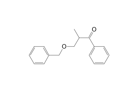 1-Propanone, 2-methyl-1-phenyl-3-(phenylmethoxy)-