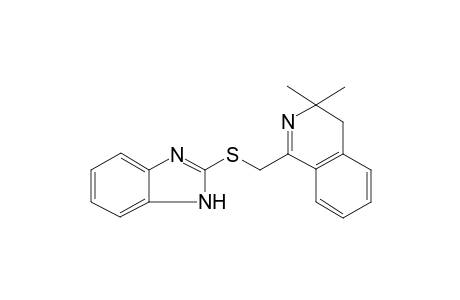 1-(1H-benzimidazol-2-ylsulfanylmethyl)-3,3-dimethyl-4H-isoquinoline