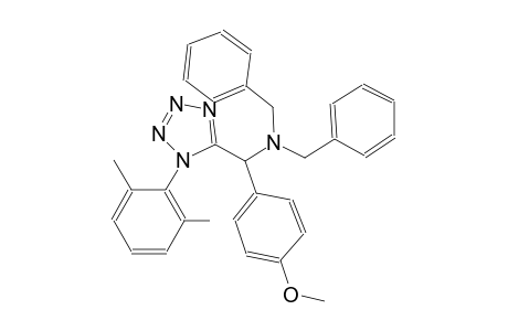 1H-tetrazole-5-methanamine, 1-(2,6-dimethylphenyl)-alpha-(4-methoxyphenyl)-N,N-bis(phenylmethyl)-