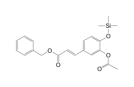 Benzyl 3-acetoxy-(E)-caffeate, mono-TMS