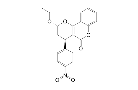 TRANS-3,4-DIHYDRO-2-ETHOXY-4-(PARA-NITROPHENYL)-2H,5H-PYRANO-[3,2-C]-[1]-BENZOPYRAN-5-ONE