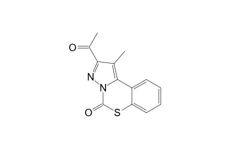 2-Acetyl-1-methyl-5H-pyrazolo[1,5-c][1,3]benzothiazin-5(6H)-one