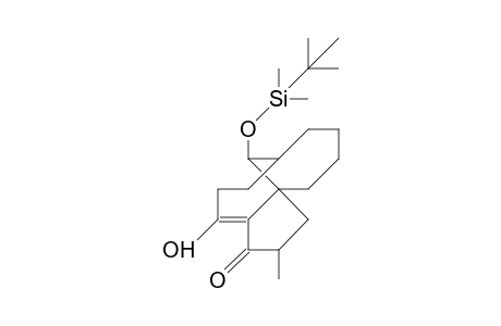 (3AR, 8R,12R)-12-(T-butyl-dimethyl-siloxy)-octahydro-11-hydroxy-2-methyl-3a,8-methano-3ah-cyclopenta-cyclodecen-1(4H)-on