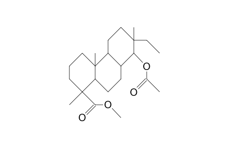14-Acetoxy-18-isopimaranoic acid, methyl ester