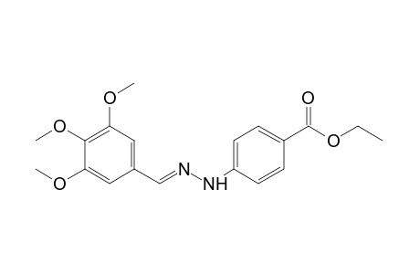 p-[(3,4,5-trimethoxybenzylidene)hydrazino]benzoic acid, ethyl ester