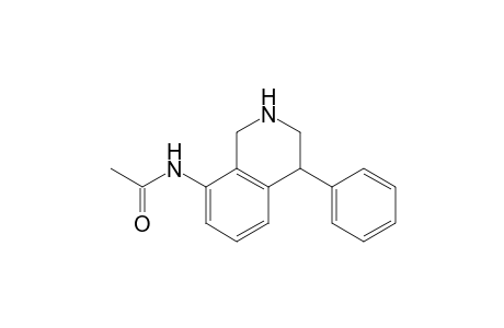 4-Phenyl-8-acetylamino-1,2,3,4-tetrahydroisoquinoline