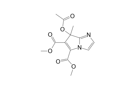 DIMETHYL-7-METHYL-7-ACETOXY-7H-PYRROLO-[1,2-A]-IMIDAZOLE-5,6-DICARBOXYLATE