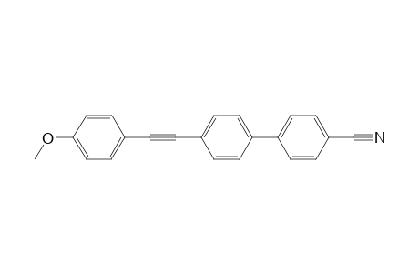 4'-((4-Methoxyphenyl)ethynyl)-[1,1'-biphenyl]-4-carbonitile
