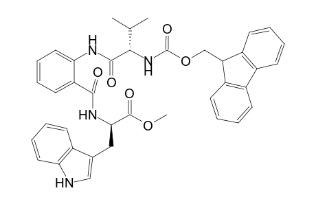 N-[(9H)-Fluoren-9-ylmethoxy)carbonyl]-L-valyl-2-aminobenzoyl-D-tryptophan methyl ester