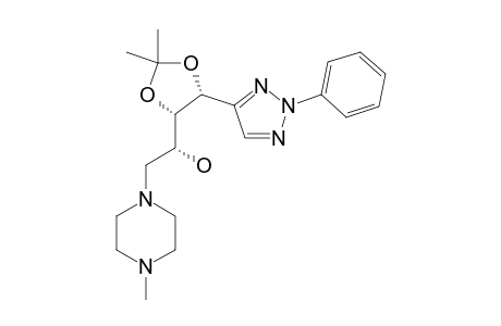 2-PHENYL-4-[D-ARABINO-3'-HYDROXY-O-1',2'-ISOPROPYLIDENE-4'-(N-METHYLPIPERAZIN-1-YL)-BUTYL]-2H-1,2,3-TRIAZOLE