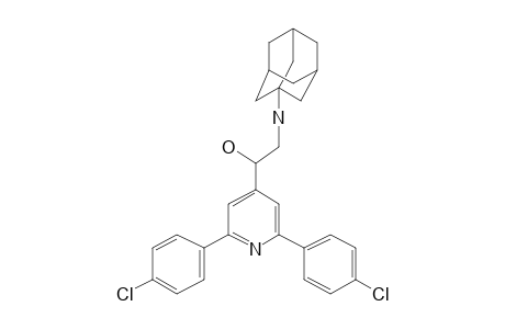 .alpha.-Adamantylaminomethyl-2,6-di-p-chlorophenyl-4-pyridine methanol