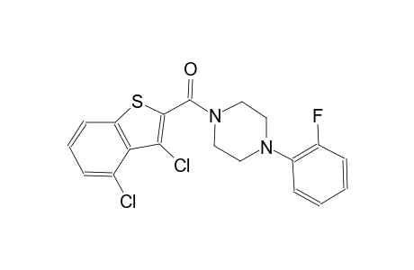 1-[(3,4-dichloro-1-benzothien-2-yl)carbonyl]-4-(2-fluorophenyl)piperazine