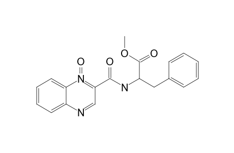 2-[(1-oxidoquinoxalin-1-ium-2-carbonyl)amino]-3-phenyl-propionic acid methyl ester