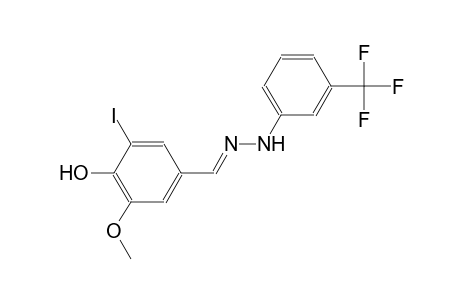 4-hydroxy-3-iodo-5-methoxybenzaldehyde [3-(trifluoromethyl)phenyl]hydrazone