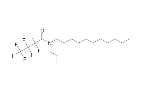 Perfluorobutyramide, N-allyl-N-undecyl-