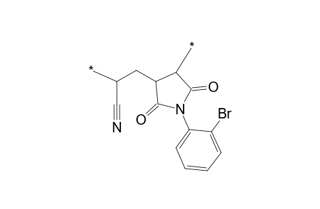 Poly[acrylonitrile-co-n-(o-bromophenyl)maleimide]