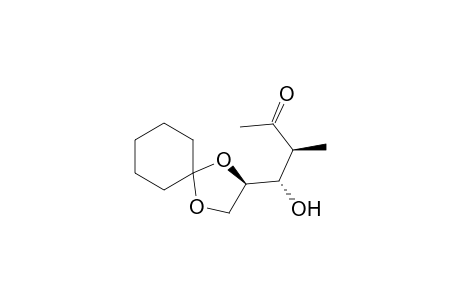 (2R)-2-[(1S,2S)-1-Hydroxy-2-methyl-3-oxobutyl]-1,4-dioxaspiro[4.5]decane
