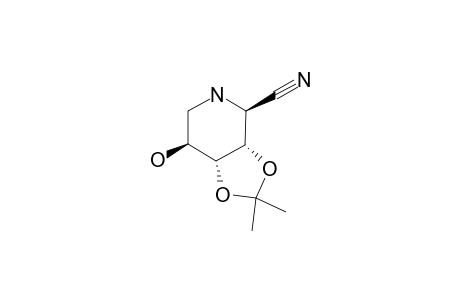 2,6-DIDEOXY-2,6-IMINO-3,4-O-ISOPROPYLIDENE-L-TALONONITRILE