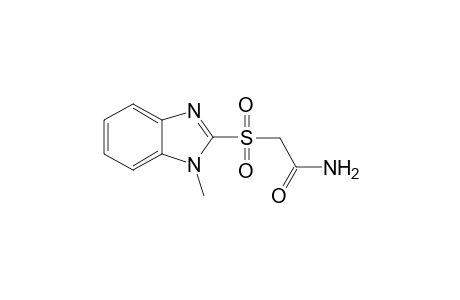 2-[(1-methyl-1H-benzimidazol-2-yl)sulfonyl]acetamide