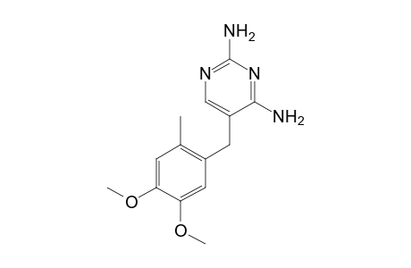 2,4-DIAMINO-5-(4,5-DIMETHOXY-2-METHYLBENZYL)PYRIMIDINE