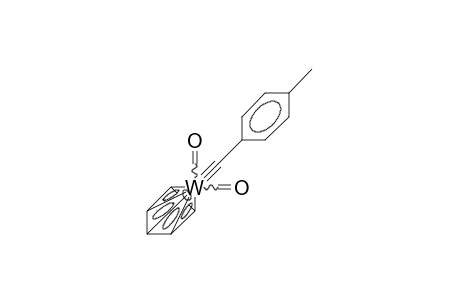 Dicarbonyl(.pi.-cyclopentadienyl)-4-methyl-phenylcarbyne tungsten