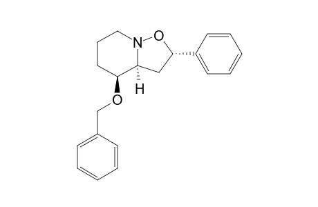 (2S,3aS,4S)-2-phenyl-4-benzyloxy-hexahydroisoxazolo[2,3-a]pyridine