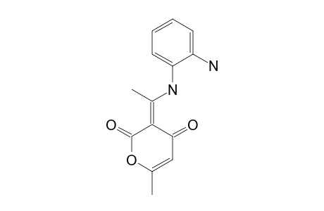3-[1-(2-AMINOPHENYLIMINO)-ETHYL]-4-HYDROXY-6-METHYLPYRAN-2-ONE