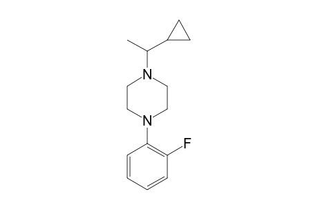 1-(1-Cyclopropylethyl)-4-(2-fluorophenyl)piperazine