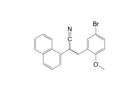 alpha-(5-bromo-2-methoxybenzylidene)-1-naphthaleneacetonitrile
