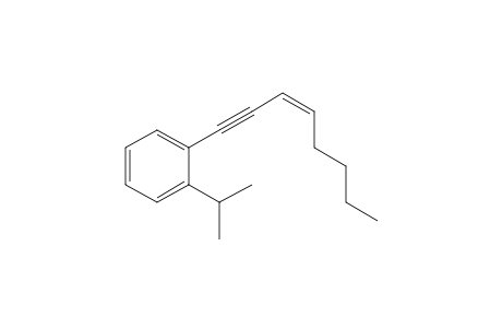(Z)-1-(2-Isopropylphenyl)oct-3-en-1-yne