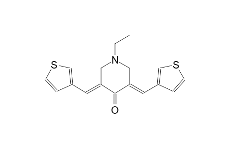 (3E,5E)-1-ethyl-3,5-bis(3-thienylmethylene)-4-piperidinone