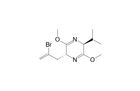 (2R,5S)-2-(2-bromanylprop-2-enyl)-3,6-dimethoxy-5-propan-2-yl-2,5-dihydropyrazine
