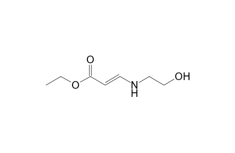 Ethyl 3-(2-hydroxyethyl)amino-2-propenoate