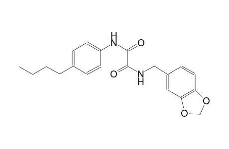 ethanediamide, N~1~-(1,3-benzodioxol-5-ylmethyl)-N~2~-(4-butylphenyl)-