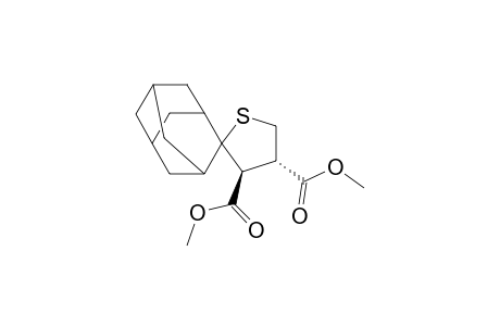 Dimethyl spiro[adamantane-2,2'-thiolane]-3',4'-(trans)-dicarboxylate
