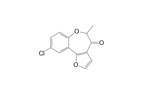 9-Chloro-5-Methyl-5H-benzo[b]furo[2,3-d]oxepin-4-one