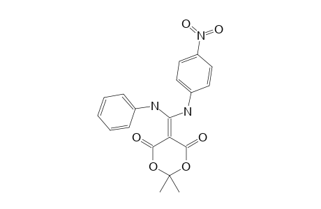 5-[(ANILINO)-(4-NITROPHENYLAMINO)-METHYLENE]-2,2-DIMETHYL-4,6-DIOXO-1,3-DIOXANE