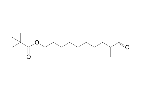 2,2-Dimethylpropanoic acid 9-methyl-10-oxodecyl ester