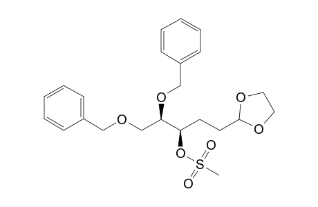 (1R,2R)-2,3-Dibenzyloxy-1-[2-(1,3-dioxolan-2-yl)]ethylpropyl methanesulfanate
