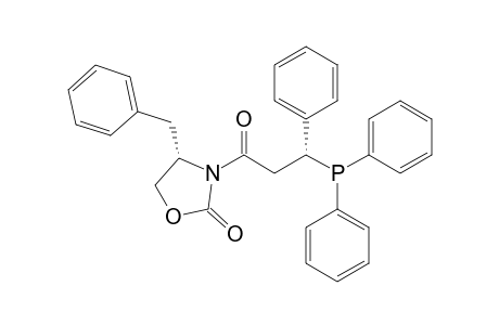 (4S)-4-(benzyl)-3-[(3R)-3-di(phenyl)phosphanyl-3-phenyl-propanoyl]oxazolidin-2-one