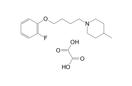 2-fluorophenyl 4-(4-methyl-1-piperidinyl)butyl ether oxalate